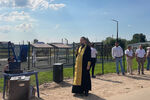 В Кирилловке состоялось открытие благоустроенного общественного пространства около пруда